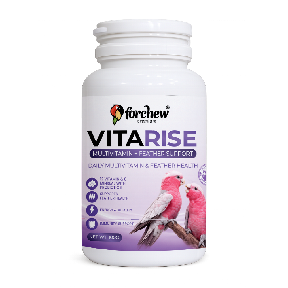 VitaRise Multivitamin & Feather Support Supplement for Parrots | Daily ...