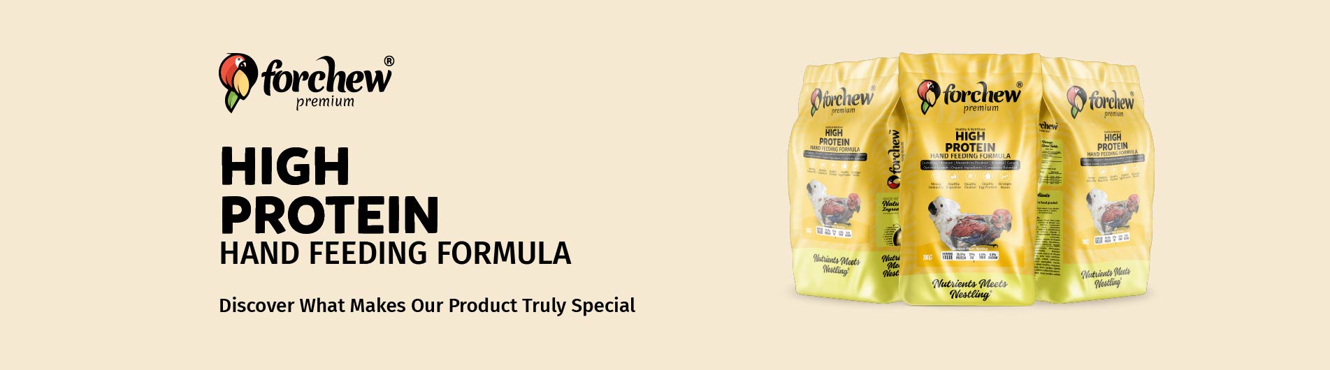 forchew high protein hand feeding formula